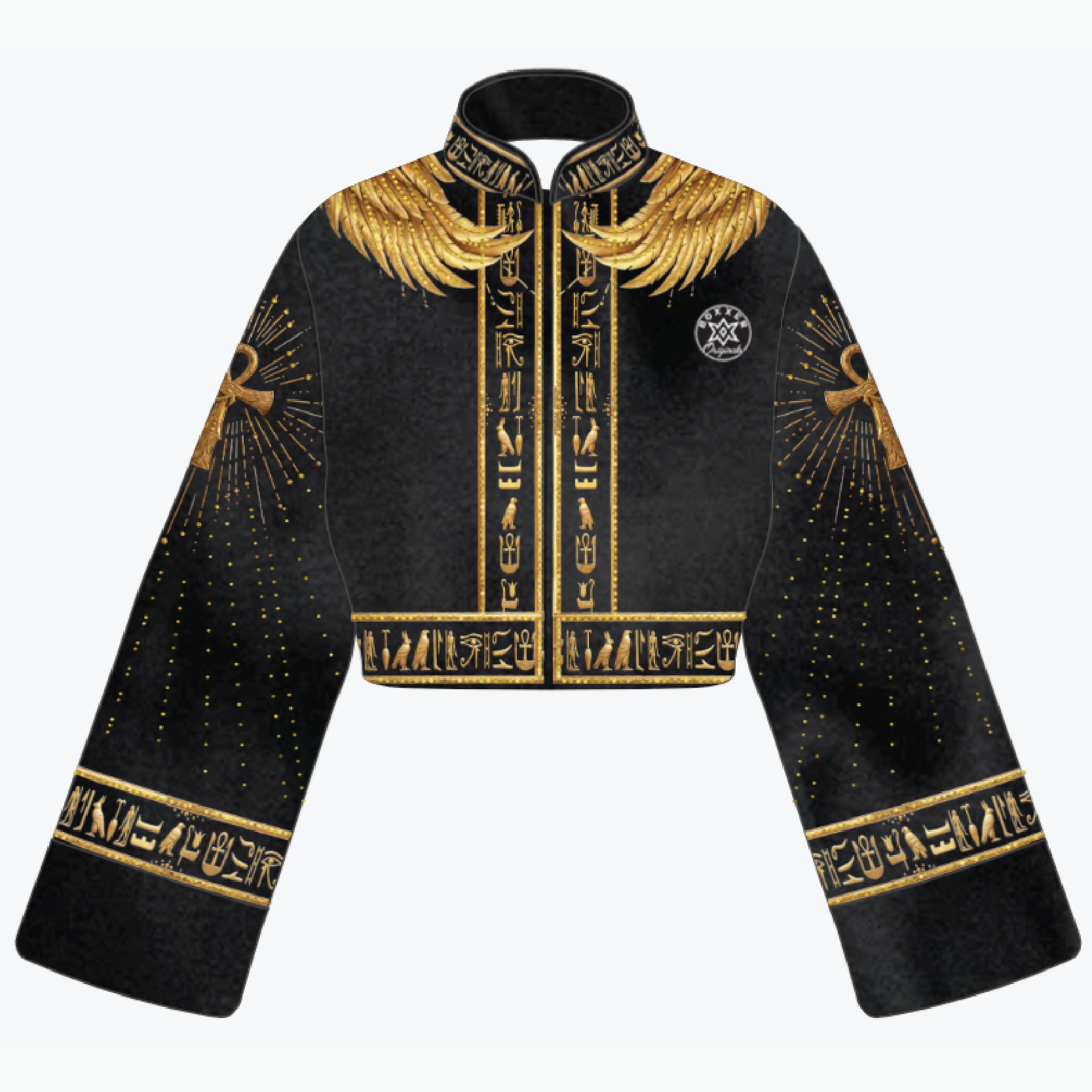 Boxxerworld Golden Godess Crop Top